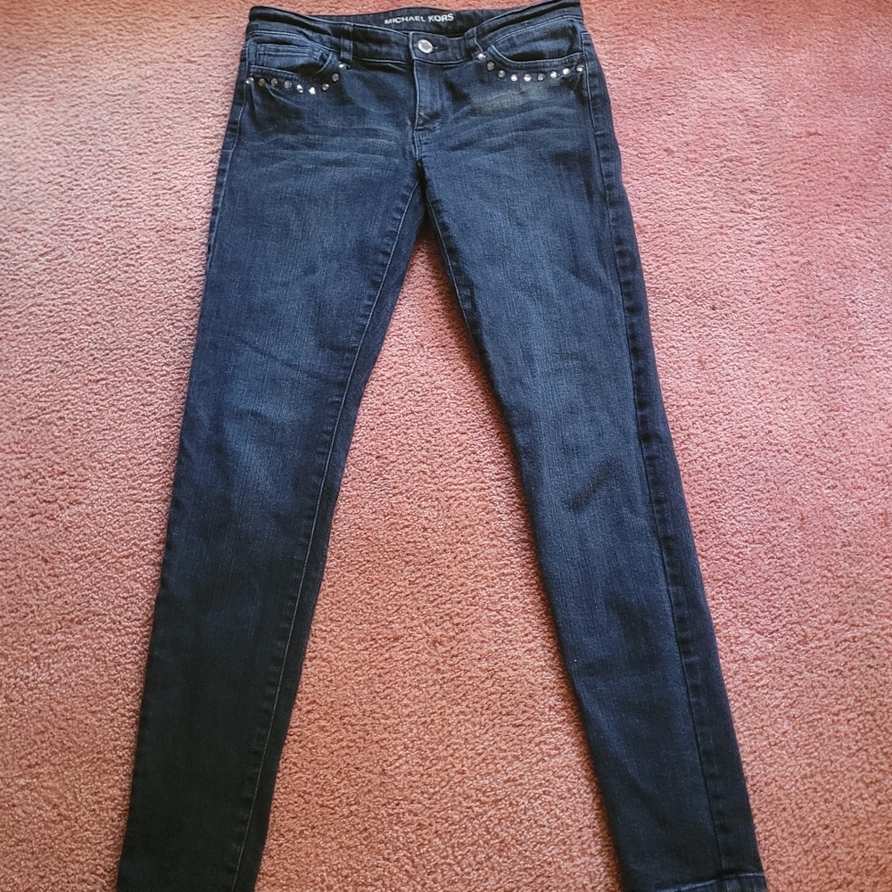 Michael Kors Women's Navy Skinny Jeans